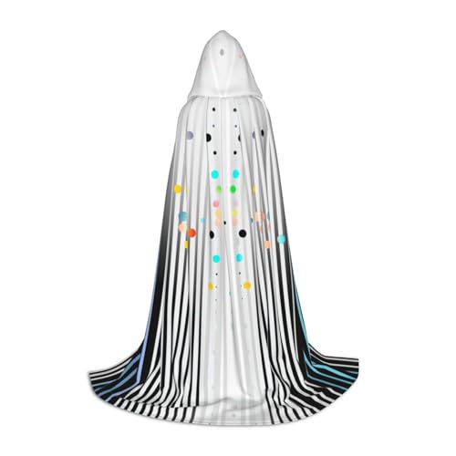Zhuanyun Maxi-Umhang mit Regenbogen-Punktdruck, Winter, warm, lang, Cosplay-Kostüme, Oberbekleidung Zhuanyun Maxi-Umhang mit Regenbogen-Punktdruck, Winter, warm, lang, Cosplay-Kostüme, Oberbekleidung von Zhuanyun
