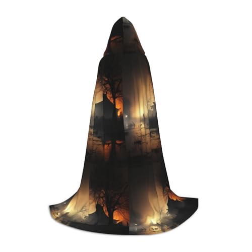 Zhuanyun Maxi-Umhang mit Schneeschlitten-Druck, Winter, warm, lang, Cosplay-Kostüme, Oberbekleidung Zhuanyun Maxi-Umhang mit Schneeschlitten-Druck, Winter, warm, lang, Cosplay-Kostüme, Oberbekleidung von Zhuanyun