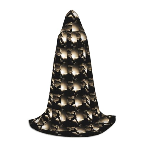 Zhuanyun Maxi-Umhang mit Silhouetten von Kampfsport-Druck, Winter, warm, lang, Cosplay-Kostüme, Oberbekleidung Zhuanyun Maxi-Umhang mit Silhouetten von Kampfsport-Druck, Winter, warm, lang, Cosplay-Kostüme, Oberbekleidung von Zhuanyun