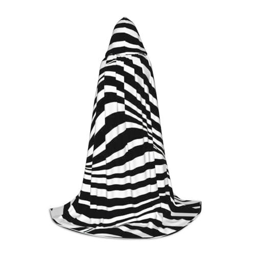 Zhuanyun Maxi-Umhang mit Wellen-Streifendruck, Winter, warm, lang, Cosplay-Kostüme, Oberbekleidung Zhuanyun Maxi-Umhang mit Wellen-Streifendruck, Winter, warm, lang, Cosplay-Kostüme, Oberbekleidung von Zhuanyun