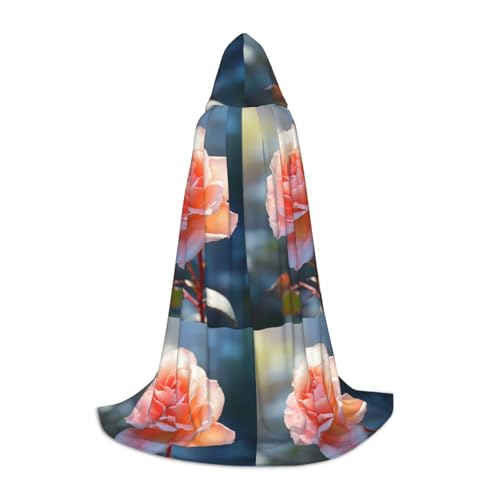 Zhuanyun Maxi-Umhang mit rosa Rosen-Druck, Winter, warm, lang, Cosplay-Kostüme, Oberbekleidung Zhuanyun Maxi-Umhang mit rosa Rosen-Druck, Winter, warm, lang, Cosplay-Kostüme, Oberbekleidung von Zhuanyun