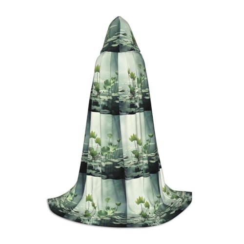 Zhuanyun Maxi-Umhang mit schwarzer Lilien-Pad-Aufdruck, Winter, warm, lang, Cosplay-Kostüme, Oberbekleidung Zhuanyun Maxi-Umhang mit schwarzer Lilien-Pad-Aufdruck, Winter, warm, lang, Cosplay-Kostüme, Oberbekleidung von Zhuanyun