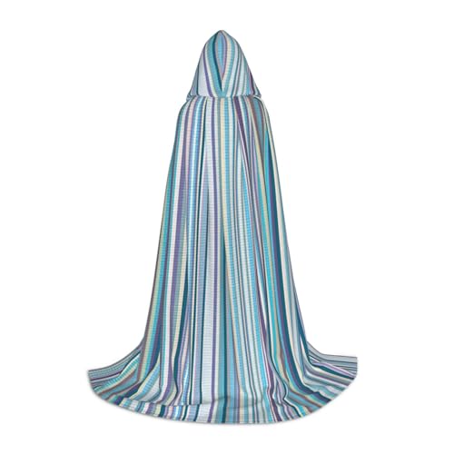 Zhuanyun Maxi-Umhang mit vertikalem Streifendruck, Winter, warm, lang, Cosplay-Kostüme, Oberbekleidung von Zhuanyun
