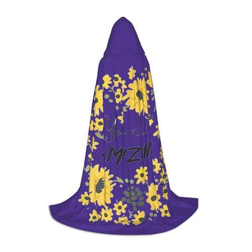 Zhuanyun Maxi-Umhang mit wildem Gänseblümchen-Blumendruck, Winter, warm, lang, Cosplay-Kostüme, Oberbekleidung Zhuanyun Maxi-Umhang mit wildem Gänseblümchen-Blumendruck, Winter, warm, lang, Cosplay-Kostüme, Oberbekleidung von Zhuanyun