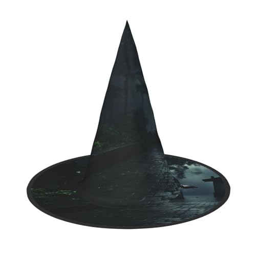 Zhuanyun Ölpapier-Regenschirme, bedruckt, Halloween-Hut, Halloween-Kostüm, Zubehör, Kopfschmuck, Partyzubehör, Hexenhut Zhuanyun Ölpapier-Regenschirme, bedruckt, Halloween-Hut, Halloween-Kostüm, Zubehör, Kopfschmuck, Partyzubehör, Hexenhut von Zhuanyun
