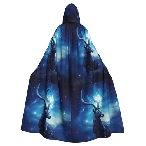 Zhuanyun Ram Sternzeichen-Umhang, Halloween-Kapuzenumhang, Polyester-Kapuzenumhang, passend für alle Gelegenheiten von Zhuanyun