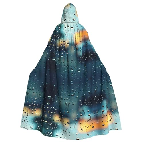 Zhuanyun Regentropfen auf Glasdruck, Halloween-Kapuzenumhang, Polyester-Kapuzenumhang, passend für alle Gelegenheiten Zhuanyun Regentropfen auf Glasdruck, Halloween-Kapuzenumhang, Polyester-Kapuzenumhang, passend für alle Gelegenheiten von Zhuanyun