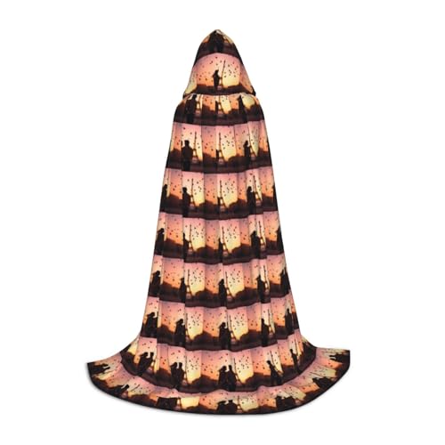 Zhuanyun Romantischer Paris-Maxi-Umhang mit Schmetterlings-Eiffel-Druck, mit Kapuze, Winter, warm, lang, Cosplay-Kostüme, Oberbekleidung Zhuanyun Romantischer Paris-Maxi-Umhang mit Schmetterlings-Eiffel-Druck, mit Kapuze, Winter, warm, lang, Cosplay-Kostüme, Oberbekleidung von Zhuanyun