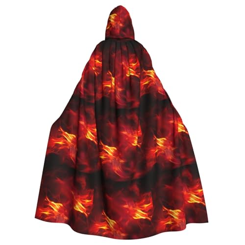 Zhuanyun Roter Flammen-Umhang, Halloween-Kapuzenumhang, Polyester-Kapuzenumhang, passend für alle Gelegenheiten Zhuanyun Roter Flammen-Umhang, Halloween-Kapuzenumhang, Polyester-Kapuzenumhang, passend für alle Gelegenheiten von Zhuanyun