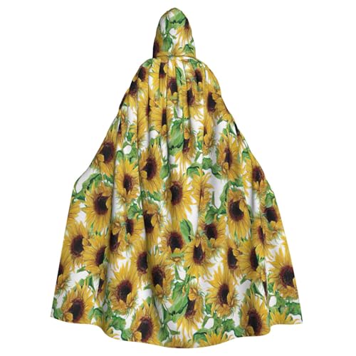 Zhuanyun Sonnenblumen-Umhang mit Kapuze, Karneval, Cosplay, Bühnenkostüme, Maskerade, Mottoparty-Zubehör Zhuanyun Sonnenblumen-Umhang mit Kapuze, Karneval, Cosplay, Bühnenkostüme, Maskerade, Mottoparty-Zubehör von Zhuanyun