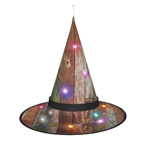 Zhuanyun Stall Holzdruck Spitzhut Halloween Hexenhut Hexe Hexe Cosplay Zubehör Zhuanyun Stall Holzdruck Spitzhut Halloween Hexenhut Hexe Hexe Cosplay Zubehör von Zhuanyun