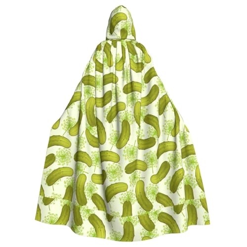 Zhuanyun Sushi-Dill-Pickles-Druck, Kapuzenumhang, Karneval, Cosplay, Bühnenkostüme, Maskerade, Mottoparty-Zubehör Zhuanyun Sushi-Dill-Pickles-Druck, Kapuzenumhang, Karneval, Cosplay, Bühnenkostüme, Maskerade, Mottoparty-Zubehör von Zhuanyun
