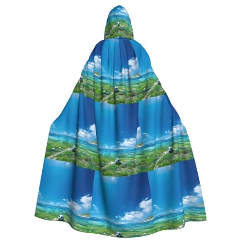 Zhuanyun Umhang mit Fußball-Meerese-Druck, Halloween-Kapuzenumhang, Polyester-Kapuzenumhang, passend für alle Gelegenheiten Zhuanyun Umhang mit Fußball-Meerese-Druck, Halloween-Kapuzenumhang, Polyester-Kapuzenumhang, passend für alle Gelegenheiten von Zhuanyun