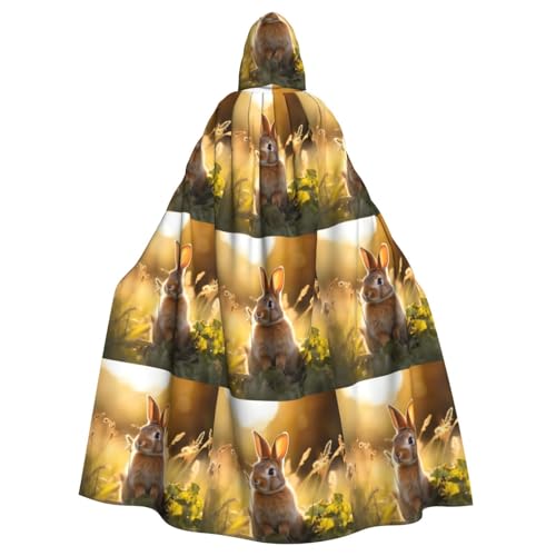 Zhuanyun Umhang mit Hasen-Aufdruck, Halloween-Kapuzenumhang, Polyester-Kapuzenumhang, passend für alle Gelegenheiten Zhuanyun Umhang mit Hasen-Aufdruck, Halloween-Kapuzenumhang, Polyester-Kapuzenumhang, passend für alle Gelegenheiten von Zhuanyun