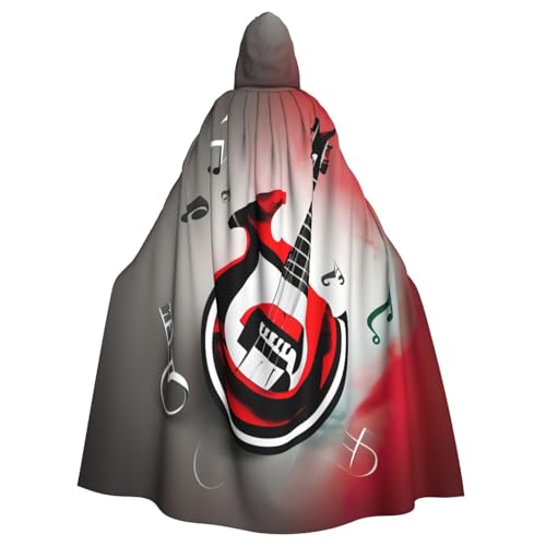 Zhuanyun Umhang mit Musik-Symbol-Druck, Halloween-Kapuzenumhang, Polyester-Kapuzenumhang, passend für alle Gelegenheiten Zhuanyun Umhang mit Musik-Symbol-Druck, Halloween-Kapuzenumhang, Polyester-Kapuzenumhang, passend für alle Gelegenheiten von Zhuanyun