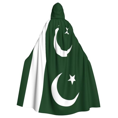 Zhuanyun Umhang mit Pakistan-Flagge und Kapuze, Karneval, Cosplay, Bühnenkostüme, Maskerade, Mottoparty-Zubehör Zhuanyun Umhang mit Pakistan-Flagge und Kapuze, Karneval, Cosplay, Bühnenkostüme, Maskerade, Mottoparty-Zubehör von Zhuanyun