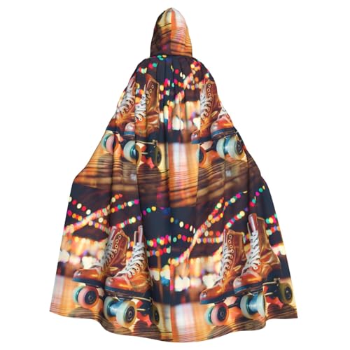 Zhuanyun Umhang mit Rollschuhen, Halloween-Kapuzenumhang, Polyester-Kapuzenumhang, passend für alle Gelegenheiten Zhuanyun Umhang mit Rollschuhen, Halloween-Kapuzenumhang, Polyester-Kapuzenumhang, passend für alle Gelegenheiten von Zhuanyun