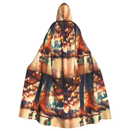 Zhuanyun Umhang mit Rollschuhen, Halloween-Kapuzenumhang, Polyester-Kapuzenumhang, passend für alle Gelegenheiten Zhuanyun Umhang mit Rollschuhen, Halloween-Kapuzenumhang, Polyester-Kapuzenumhang, passend für alle Gelegenheiten von Zhuanyun