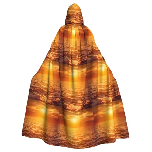 Zhuanyun Umhang mit Sonnenuntergang-Landschaft, Halloween-Kapuzenumhang, Polyester-Kapuzenumhang, passend für alle Gelegenheiten Zhuanyun Umhang mit Sonnenuntergang-Landschaft, Halloween-Kapuzenumhang, Polyester-Kapuzenumhang, passend für alle Gelegenheiten von Zhuanyun
