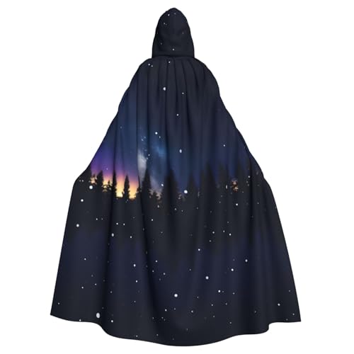 Zhuanyun Umhang mit Sternenhimmel-Druck, Halloween-Kapuzenumhang, Polyester-Kapuzenumhang, passend für alle Gelegenheiten Zhuanyun Umhang mit Sternenhimmel-Druck, Halloween-Kapuzenumhang, Polyester-Kapuzenumhang, passend für alle Gelegenheiten von Zhuanyun