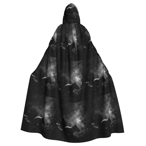 Zhuanyun Umhang mit Stinktierdruck, Halloween-Kapuzenumhang, Polyester-Kapuzenumhang, passend für alle Gelegenheiten Zhuanyun Umhang mit Stinktierdruck, Halloween-Kapuzenumhang, Polyester-Kapuzenumhang, passend für alle Gelegenheiten von Zhuanyun
