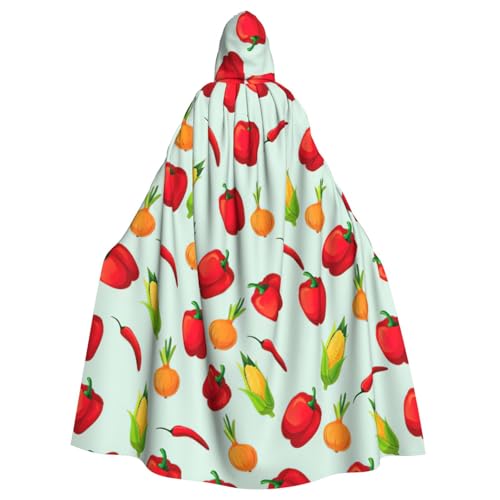Zhuanyun Umhang mit pflanzlichem Mais-Druck, Halloween-Kapuzenumhang, Polyester-Kapuzenumhang, passend für alle Gelegenheiten Zhuanyun Umhang mit pflanzlichem Mais-Druck, Halloween-Kapuzenumhang, Polyester-Kapuzenumhang, passend für alle Gelegenheiten von Zhuanyun