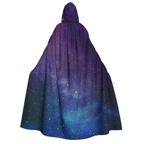Zhuanyun Universe with Stars Galaxy Interstellar Print Uni Cloak Adult Hooded Cloak 150 centimeters / 59 inches fit for role-playing von Zhuanyun
