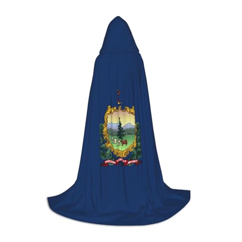Zhuanyun Vermont State Flag Print Kapuzenumhang Hexenumhang mit Kapuze für Damen und Herren passend für Karneval Cosplay Kostüm Partys Zhuanyun Vermont State Flag Print Kapuzenumhang Hexenumhang mit Kapuze für Damen und Herren passend für Karneval Cosplay Kostüm Partys von Zhuanyun