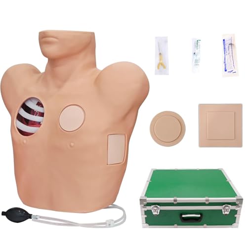 Thorakozentese- und Drainagemodell, Anatomielabor-Thoraxdrainage- und Thorakozentese-Aufgabentrainer für fortgeschrittenes Fertigkeitstraining und pädagogische Demonstration Thorakozentese- und Drainagemodell, Anatomielabor-Thoraxdrainage- und Thorakozentese-Aufgabentrainer für fortgeschrittenes Fertigkeitstraining und pädagogische Demonstration von ZhuiFengA