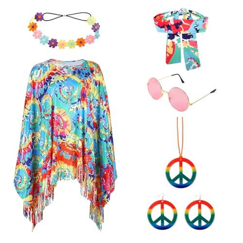 Zhulybowei Hippie Kostüm Blau Zhulybowei Hippie Kostüm Blau von Zhulybowei