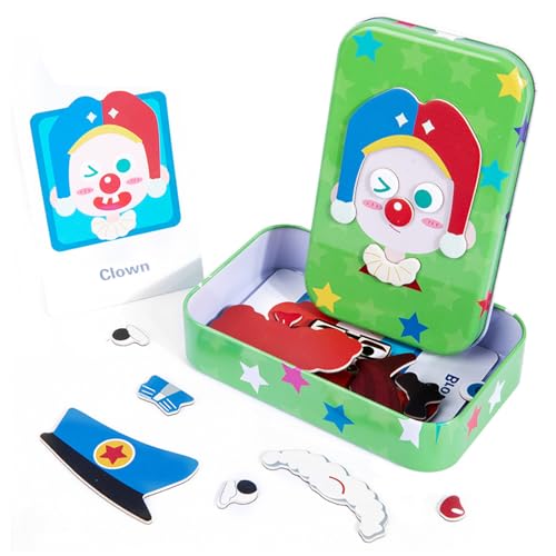 Magnetspiel Box,Magnetspiel Magnetische Puzzle für Kleinkinder,Magnetische Bausteine & Magnetspiel für Kinder ab 3 Jahre,mit 29 magnetischen Puzzles,fördert Vorstellungskraft und Konzentration Magnetspiel Box,Magnetspiel Magnetische Puzzle für Kleinkinder,Magnetische Bausteine & Magnetspiel für Kinder ab 3 Jahre,mit 29 magnetischen Puzzles,fördert Vorstellungskraft und Konzentration von Zhuporn