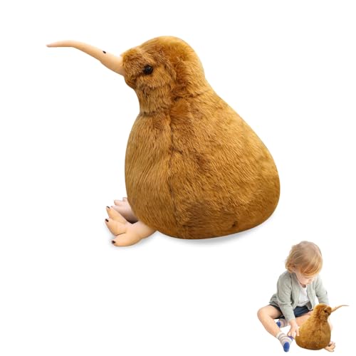 Zhuporn Kiwi-Vogel-Plüschtier, 20 cm Stofftier, Kuscheltier, Pelzige Plüschpuppe - Geschenke für Erwachsene und Kinder Zhuporn Kiwi-Vogel-Plüschtier, 20 cm Stofftier, Kuscheltier, Pelzige Plüschpuppe - Geschenke für Erwachsene und Kinder von Zhuporn