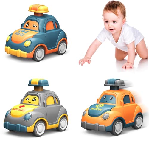 Zhuporn Spielzeugautos zum Zurückziehen für Kleinkinder, Auto Spielzeug ab 1 Jahr Junge, 3 Stück Niedlich Kinder Spielzeugauto, Press Go Spielzeugautos, Lernspielzeug Geschenk für Jungen 1 2 3 Jahre Zhuporn Spielzeugautos zum Zurückziehen für Kleinkinder, Auto Spielzeug ab 1 Jahr Junge, 3 Stück Niedlich Kinder Spielzeugauto, Press Go Spielzeugautos, Lernspielzeug Geschenk für Jungen 1 2 3 Jahre von Zhuporn