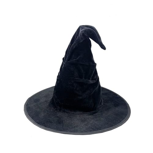 Zhzrche Hexenhut Zauberer Hut Cosplay Zubehör für Halloween Kostüm Party Maskerade Karneval Zhzrche Hexenhut Zauberer Hut Cosplay Zubehör für Halloween Kostüm Party Maskerade Karneval von Zhzrche