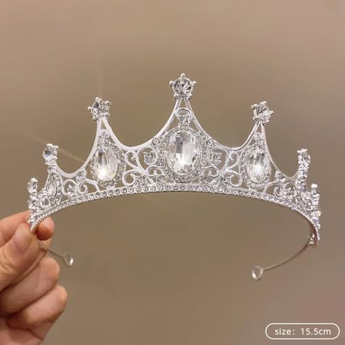 ZiStarlilife Für Kristall Strass Prinzessin Krone Stirnband Ideal für Geburtstagsfeiern und Fotografie (04) von ZiStarlilife