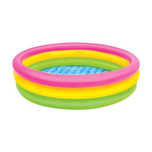 Ｚｉａｌｏｆｉ Aufblasbarer Kinderpool, Planschbecken für Den Außenbereich, Runder Pool für Strand Und Balkon von Ｚｉａｌｏｆｉ