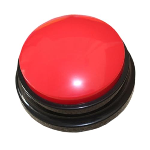Zialofi Aufnehmbare Sprechtaste, Antwort Summer, Geschenke, Spielzeug, Einfach zu Verwenden, Pädagogisches Haustier Training, Summer, Aufnahmetast, Rot Zialofi Aufnehmbare Sprechtaste, Antwort Summer, Geschenke, Spielzeug, Einfach zu Verwenden, Pädagogisches Haustier Training, Summer, Aufnahmetast, Rot von Zialofi