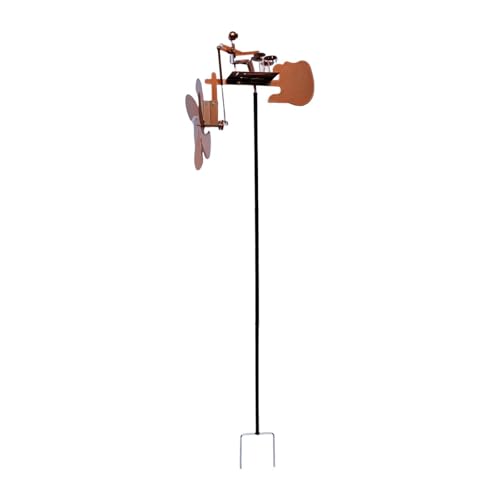 Zialofi Windmühle mit Schlagzeuger-Design für den Garten, Gold Zialofi Windmühle mit Schlagzeuger-Design für den Garten, Gold von Zialofi