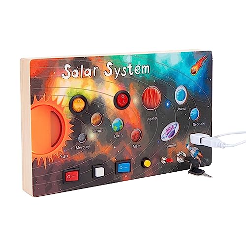 Zibeem Aktivitätssensorische Platine, Solarsystemspielzeug | Buntes interaktive Weltraumplatine,Baby-Bildungszapp Der, Auge-Hand-Koordinationsinstrument für Zuhause, Reisen, Schule Zibeem Aktivitätssensorische Platine, Solarsystemspielzeug | Buntes interaktive Weltraumplatine,Baby-Bildungszapp Der, Auge-Hand-Koordinationsinstrument für Zuhause, Reisen, Schule von Zibeem