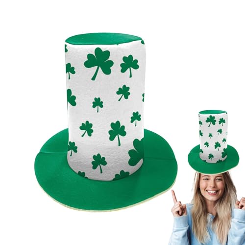 Zibeem Green St. Patrick's Day Hats - Kobold Top Hut Shamrock Top Hat | St. Patricks Day Accessoires Hut | Photo Requisiten Partyzubehör Irisch Festliche Kostümpartyversorgungen Für Männer Und Frauen Zibeem Green St. Patrick's Day Hats - Kobold Top Hut Shamrock Top Hat | St. Patricks Day Accessoires Hut | Photo Requisiten Partyzubehör Irisch Festliche Kostümpartyversorgungen Für Männer Und Frauen von Zibeem