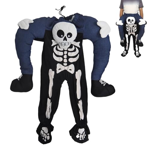 Zibeem Halloween Kostüm Kleidung - Lustiges Outfit | Skelett Kostüm für Halloween Party,für Frauen, Männer, Senioren, Freunde, Cosplay Veranstaltung, Geburtstag, Zibeem Halloween Kostüm Kleidung - Lustiges Outfit | Skelett Kostüm für Halloween Party,für Frauen, Männer, Senioren, Freunde, Cosplay Veranstaltung, Geburtstag, von Zibeem