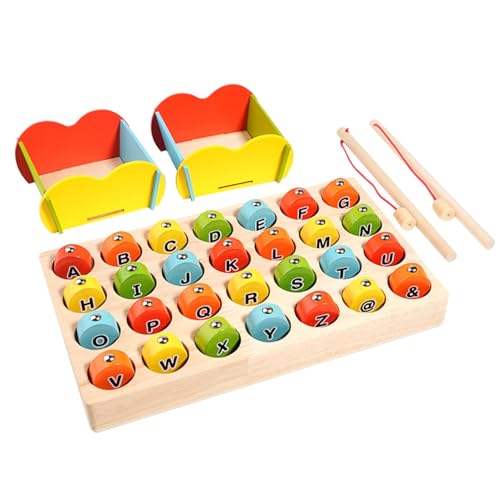 Zibeem Magnetfischereispielzeug, Magnetic Fishing Game | Entwicklung interaktiver Alphabet -Fisch -Fangspielzeug - Alphabet-Farbsortierpuzzle, Kinder Lernen Spiele für Kinder im Alter von 3 bis 6 Zibeem Magnetfischereispielzeug, Magnetic Fishing Game | Entwicklung interaktiver Alphabet -Fisch -Fangspielzeug - Alphabet-Farbsortierpuzzle, Kinder Lernen Spiele für Kinder im Alter von 3 bis 6 von Zibeem