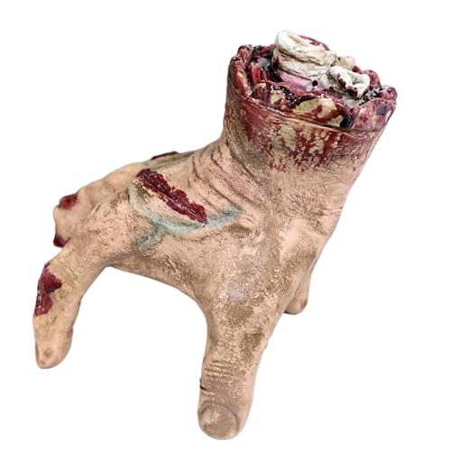 Zibeem Realistische Abgetrennte Hand Requisite - Grusel Hand Deko Für Halloween | Realistische Grusel-Körperteile Für Gruselhäuser Escape Rooms Und Horror-Events Zibeem Realistische Abgetrennte Hand Requisite - Grusel Hand Deko Für Halloween | Realistische Grusel-Körperteile Für Gruselhäuser Escape Rooms Und Horror-Events von Zibeem