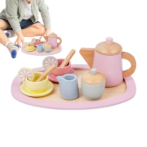 Zibeem Tee -Partys Set, -Tee -Spielzeug, Kinder Teekannen Tassen Löffel Kuchen Tee Time Playset, Wiederverwendbares Handübungsspielzeug, tun Sie vor, Spielen Sie Essen für Mädchen, Kinder Zibeem Tee -Partys Set, -Tee -Spielzeug, Kinder Teekannen Tassen Löffel Kuchen Tee Time Playset, Wiederverwendbares Handübungsspielzeug, tun Sie vor, Spielen Sie Essen für Mädchen, Kinder von Zibeem