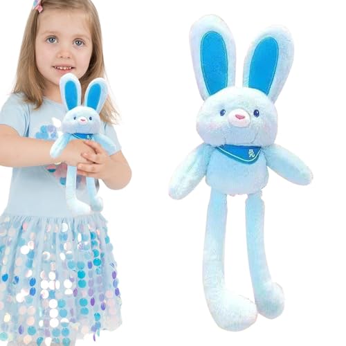 Zibeem Ziehen Sie Ohren nach Oben, Kaninchenplüschspielzeug, Plüschspielzeughasen | 11inch Osterhasen Pull-up-Spielzeuge - Super weicher und interaktiver, schaltbarer Ohrschlüsselketten für den Zibeem Ziehen Sie Ohren nach Oben, Kaninchenplüschspielzeug, Plüschspielzeughasen | 11inch Osterhasen Pull-up-Spielzeuge - Super weicher und interaktiver, schaltbarer Ohrschlüsselketten für den von Zibeem