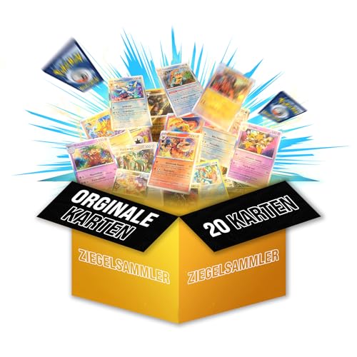 20 Pokemon Karten Reverse Holo Glitzer Deutsch, Holographische Reverse Karten aus aktuellen Sets, Original Pokemon Karten für Sammler, Fans, Zufällig Sortiert. 20 Pokemon Karten Reverse Holo Glitzer Deutsch, Holographische Reverse Karten aus aktuellen Sets, Original Pokemon Karten für Sammler, Fans, Zufällig Sortiert. von Ziegelsammler