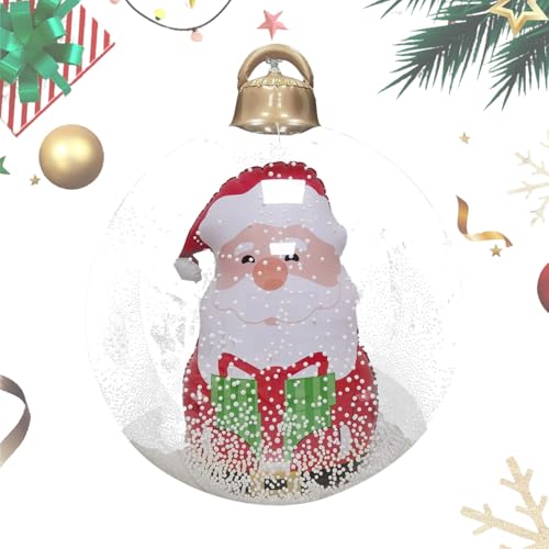 Aufblasbare Weihnachtskugeln - Große Weihnachtsdekoration Kugeln Für Draußen - Wasserdichte Ballonkugel Für Festliche Gartenpartys Außenbereich Innenbereich Garten Terrasse Aufblasbare Weihnachtskugeln - Große Weihnachtsdekoration Kugeln Für Draußen - Wasserdichte Ballonkugel Für Festliche Gartenpartys Außenbereich Innenbereich Garten Terrasse von Ziennhu