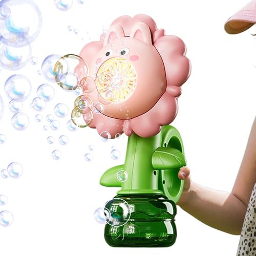 Bubble Machine Für Kinder | Wiederaufladbares Tanzendes Sonnenblumenspielzeug | Automatische Schwimmende Sphere -Hersteller Für Outdoor -Partys, Geburtstagsgeschenke, Lustige Spielzeit, Sommerunterhal von Ziennhu
