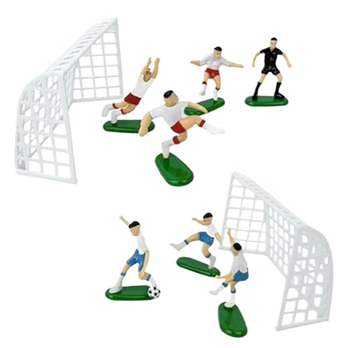 Cake Topper des Fußballteams | Deko-Objekt für Fußball-Themenpartys | Lustiger Fußballtorten-Topper für Männer, Jubiläumsfeiern von Ziennhu