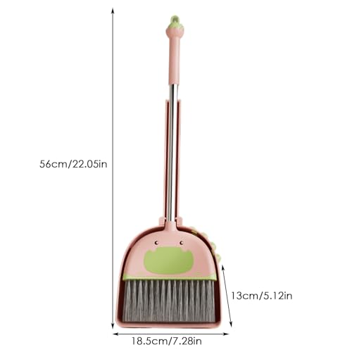 Kids Cleaning Set | Real Beech Wood Broom Mop Duster Brush Toy | Pretend Play Tools | Lightweight Grip for | Educational Housekeeping Toys | Age 3+ | Indoor Cleaning Role Plays von Ziennhu
